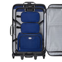 Trolley Reiskofferset / Kofferset Athen - 5-delig - Blauw