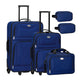 Trolley Reiskofferset / Kofferset Athen - 5-delig - Blauw