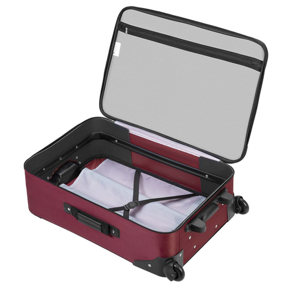 Trolley Reiskofferset / Kofferset Athen - 5-delig - Bordeaux - Afbeelding 8