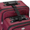 Trolley Reiskofferset / Kofferset Athen - 5-delig - Bordeaux