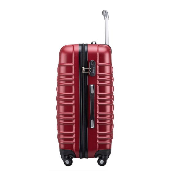 Trolley Reiskofferset / Kofferset Rome - 4-delig - Rood - ABS - Afbeelding 8
