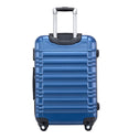 Trolley Reiskofferset / Kofferset Rome - 4-delig - Blauw - ABS