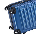 Trolley Reiskofferset / Kofferset Rome - 4-delig - Blauw - ABS