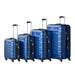 Trolley Reiskofferset / Kofferset Rome - 4-delig - Blauw - ABS