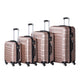 Trolley Reiskofferset / Kofferset Rome - 4-delig - Rosa - ABS