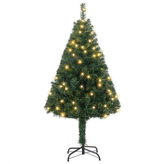 Kunstkerstboom / Kerstboom - 150 x 78 cm - LED - Incl. Voet - Afbeelding 1