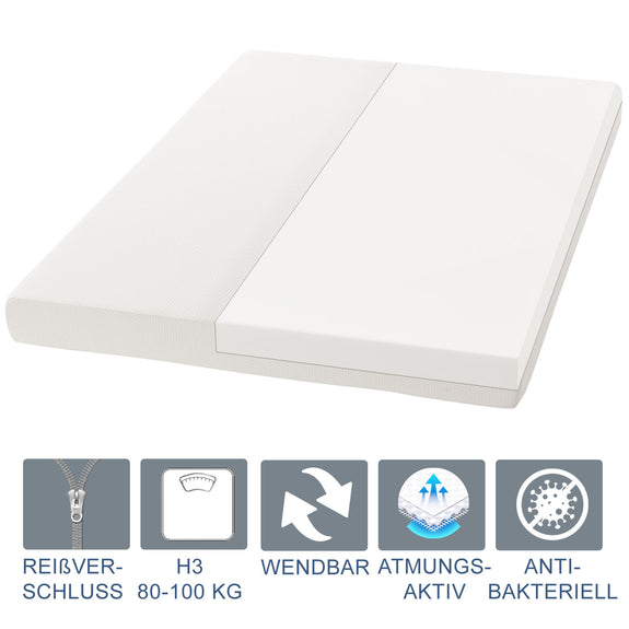 Koudschuimmatras - 180 x 200 cm - Hoog slaapcomfort & ergonomische lichaamsaanpassing - Afbeelding 1