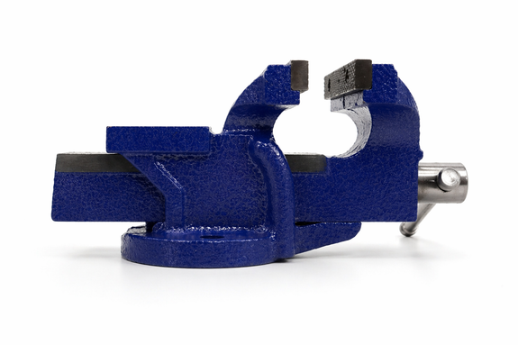 Bankschroef / Handbankschroef - Staal - 100 mm - Blauw - Afbeelding 2