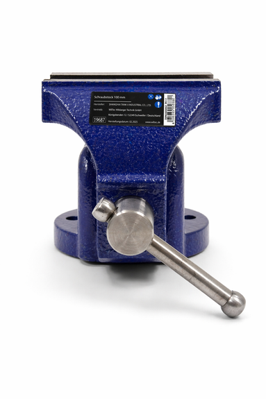 Bankschroef / Handbankschroef - Staal - 100 mm - Blauw - Afbeelding 4