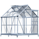 Tuinkas / Kweekkas / Kas - Aluminium - 190x190x195cm - Incl. Fundering