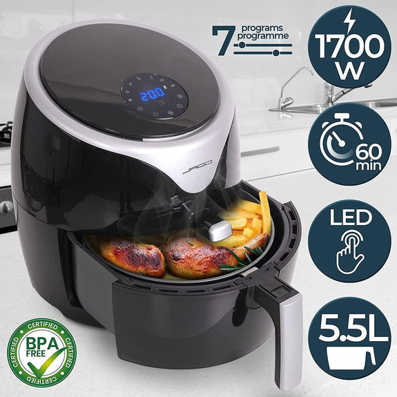 Airfryer XXL - 7-in-1 - 1700 Watt - Zwart - Afbeelding 5
