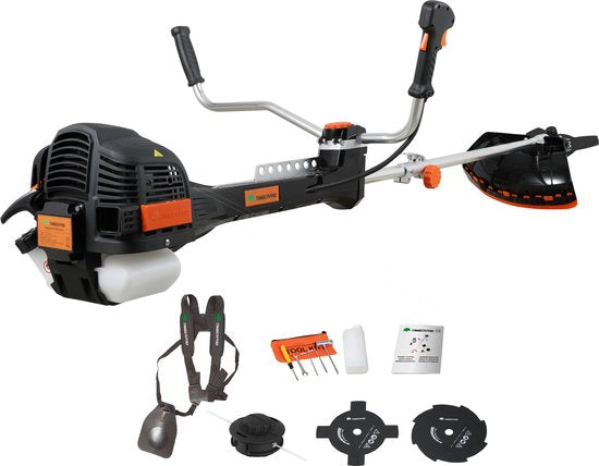 Bosmaaier / Kantenmaaier / Grastrimmer - 2-in-1 - draad en mes - 62cc - 3,5 PK - Afbeelding 3