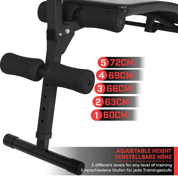 Fitness Buiktrainer - Rugtrainer - Trainingsbankje - Inklapbaar - Verstelbaar - Afbeelding 3