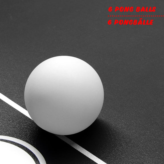 Bierpongtafelset voor volwassenen - Inclusief 6 ballen, 100 bekers en bekerhouder - Afbeelding 8