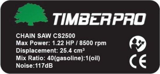 Snoeizaag - Benzine - 26cc - Zwaardlengte 25cm - Afbeelding 6
