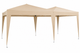 Vouwpaviljoen 3 x 6 m - beige