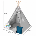 Tipi speeltent 160 x 130 x 130 cm