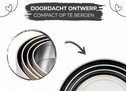 Koektrommelset 4-Delig – Wit met opdruk