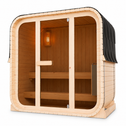 Cube buitensauna Fjora M voor 3 personen - 3,6 kW