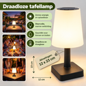 Tafellamp / Sfeerlamp - Solar -  Incl. Aan/Uit-Schakelaar