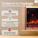 Matti Modern 32 Elektrische Haard – Paneel / Lamellen-look