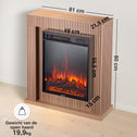 Matti Modern 32 Elektrische Haard – Paneel / Lamellen-look
