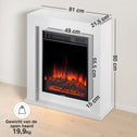 Matti Modern 32 Elektrische Haard – Wit