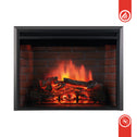 Elektrische haard LUCA - Elektrische inbouwhaard met verwarming, 3D-vlameffect, 12 vlamkleuren, afstandsbediening - 30 inch