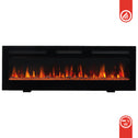 Elektrische haard MARLON - Elektrische 3-in-1 haard met verwarming, 3D-vlameffect, 12 vlamkleuren, afstandsbediening - 60 inch