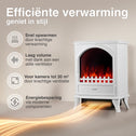 Leni Vrijstaande Elektrische Haard Wit – 1800W