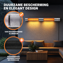 Elektrische terrasverwarmer MZH3000 - 3000 W - zilver