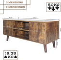 TV-Kast - Retro stijl - 110 x 50 x 40 cm