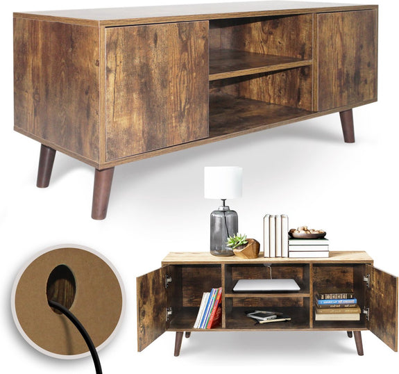 TV-Kast - Retro stijl - 110 x 50 x 40 cm - Afbeelding 1
