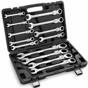 Flexibele ratelringsleutelset 13-delig – 8 tot 32 mm