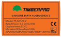 Grondboor - Benzine - 52cc - 3 boren 100/150/200 mm - verlengstuk 30cm