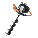 Grondboor - Benzine - 52cc - 3 boren 100/150/200 mm - verlengstuk 30cm