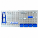 Gereedschapswand met 1380 gaten – 32-delige set