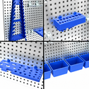 Gereedschapswand met 1380 gaten – 32-delige set