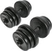 Dumbbell Set 40KG - Korte Halterstangen - Stersluitingen