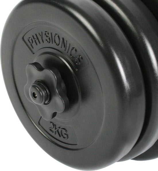 Dumbbell Set 40KG - Korte Halterstangen - Stersluitingen