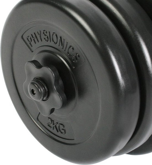 Dumbbell Set 40KG - Korte Halterstangen - Stersluitingen - Afbeelding 6
