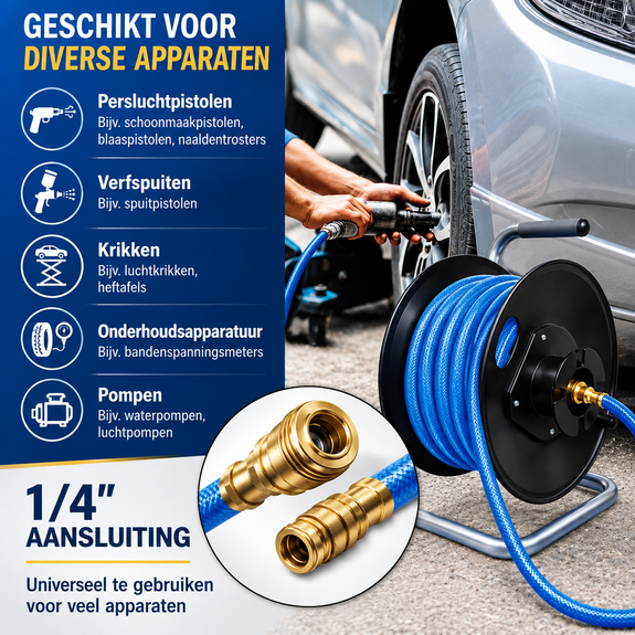 Handmatige persluchthaspel 20 meter - Afbeelding 5