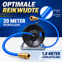 Handmatige persluchthaspel 20 meter