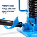 Hydraulische Stempelkrik - Max. 20 ton - Op Perslucht