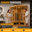 Infraroodcabine Malmo 140 naturel