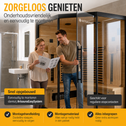Infraroodcabine Malmo 140 zwart
