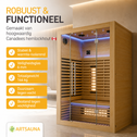 Infraroodcabine Trondheim 120 naturel