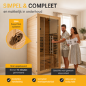 Infraroodcabine Trondheim 90 naturel
