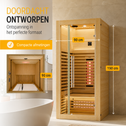 Infraroodcabine Trondheim 90 naturel