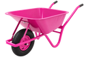 Kruiwagen 100 Liter Roze – Draagvermogen 250 kg